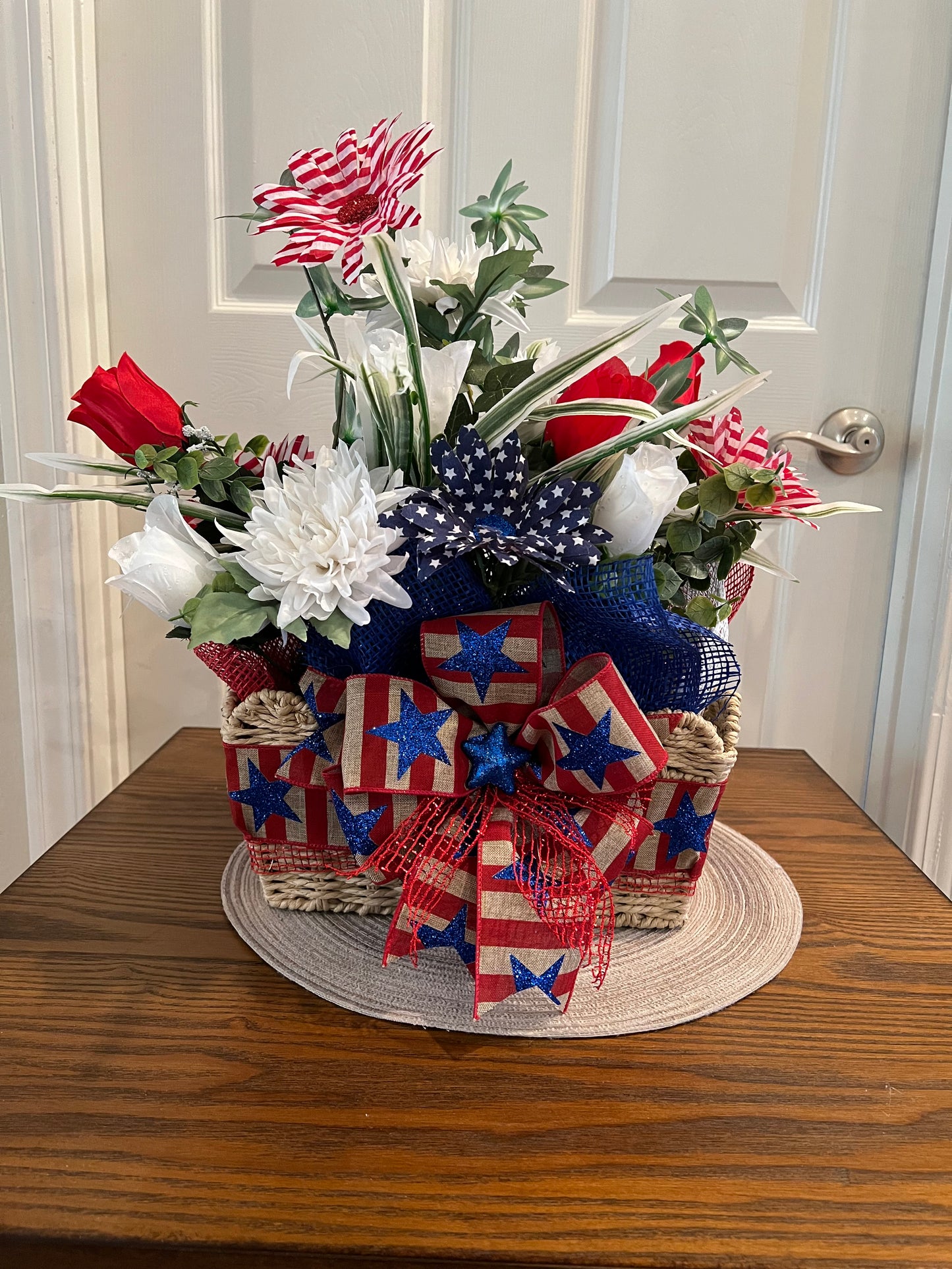 Patriotic Basket Centerpiece