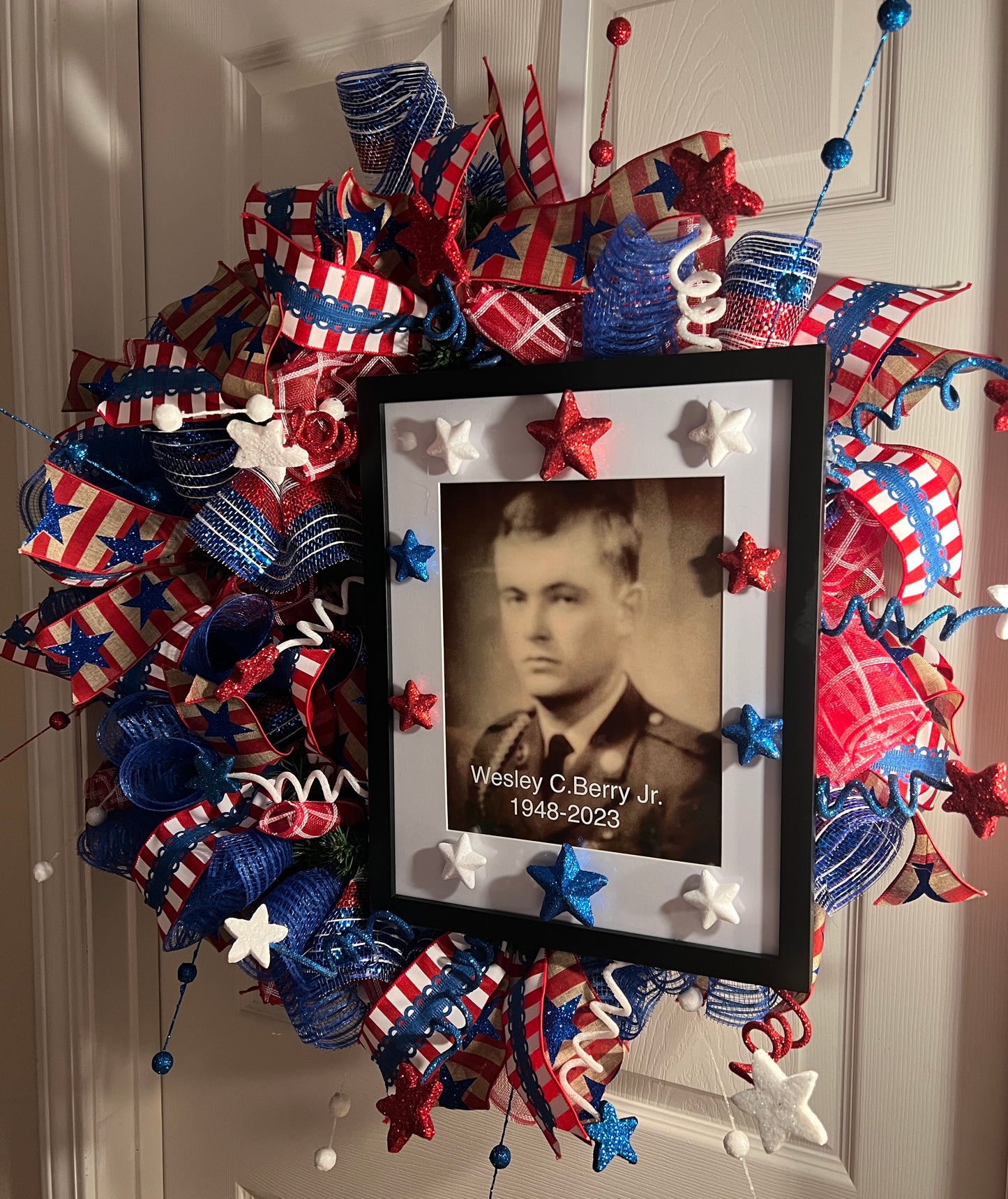 Custom Patriotic Honors Wreath