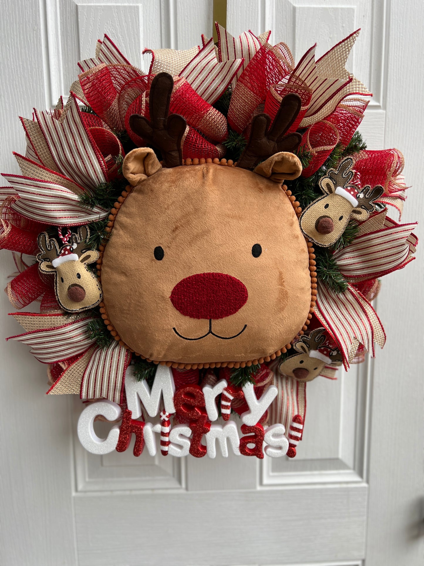 Merry Christmas Plush Reindeer