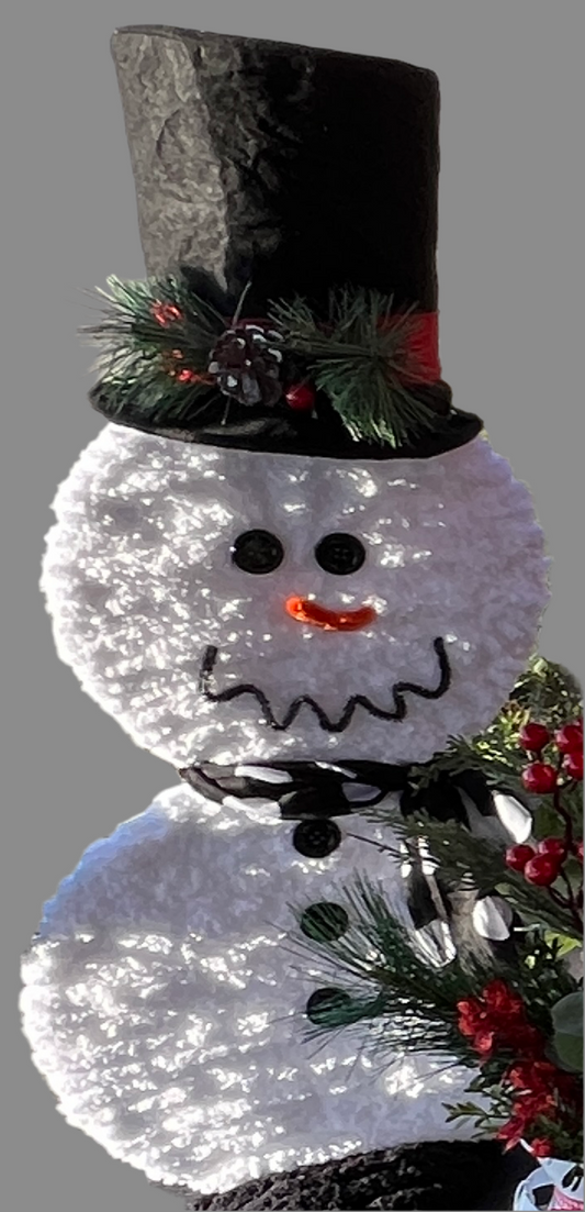 Standing snowman