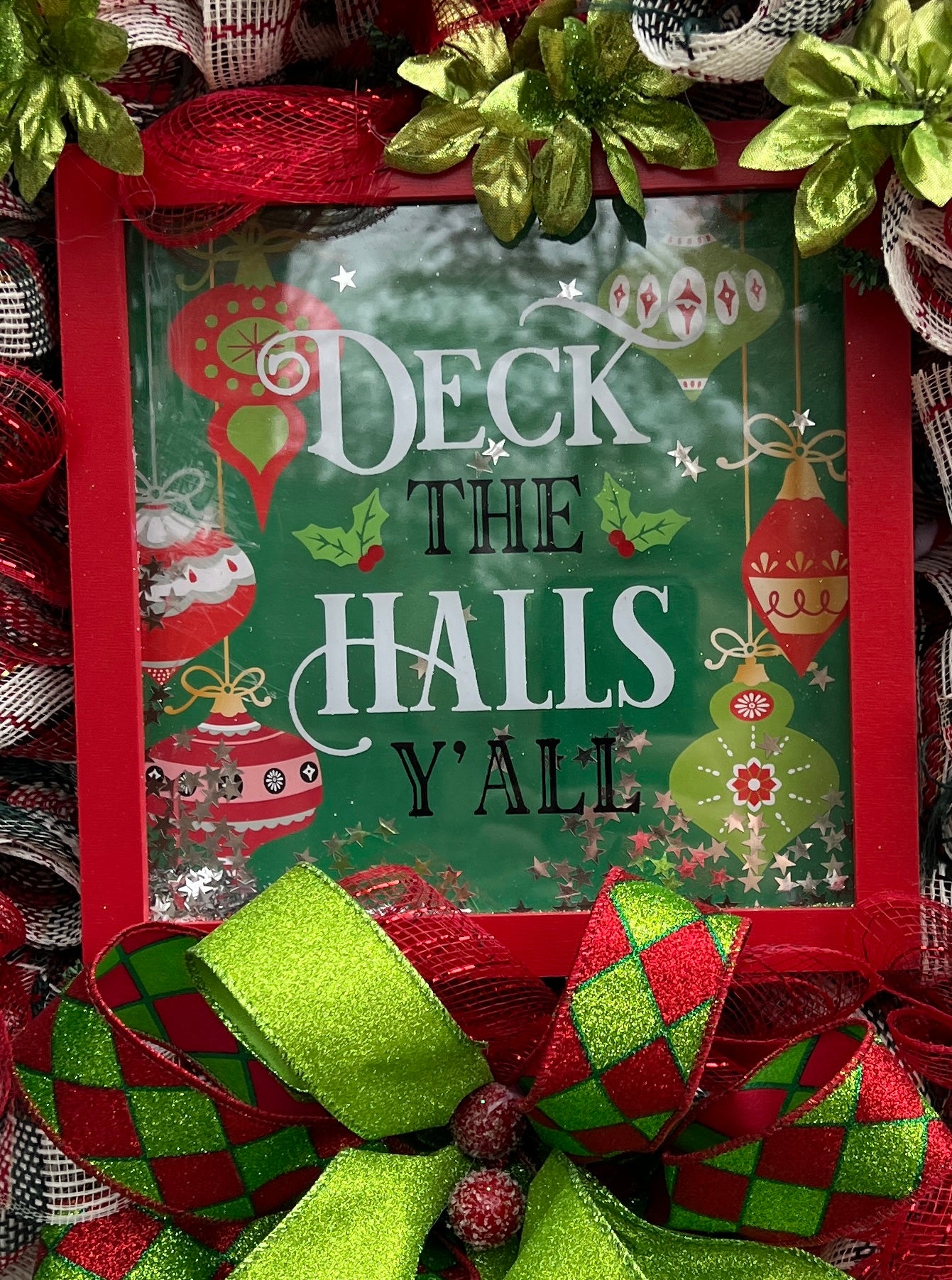 “Nick’s Deck The Halls Ya’ll”Wreath