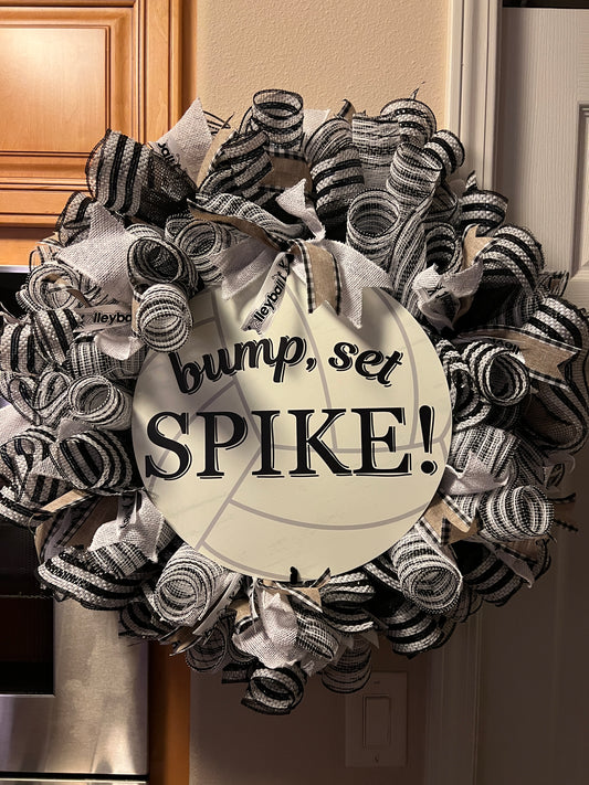 Volleyball wreath