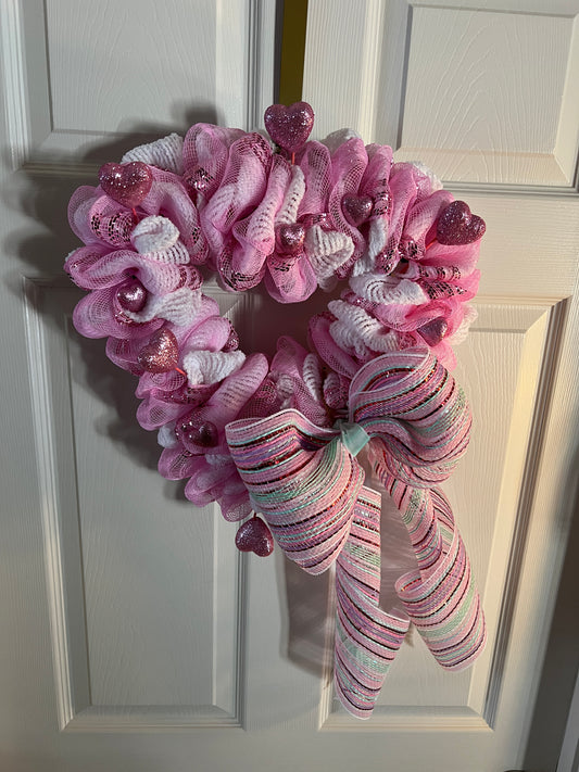 Valentine’s Heart Wreath